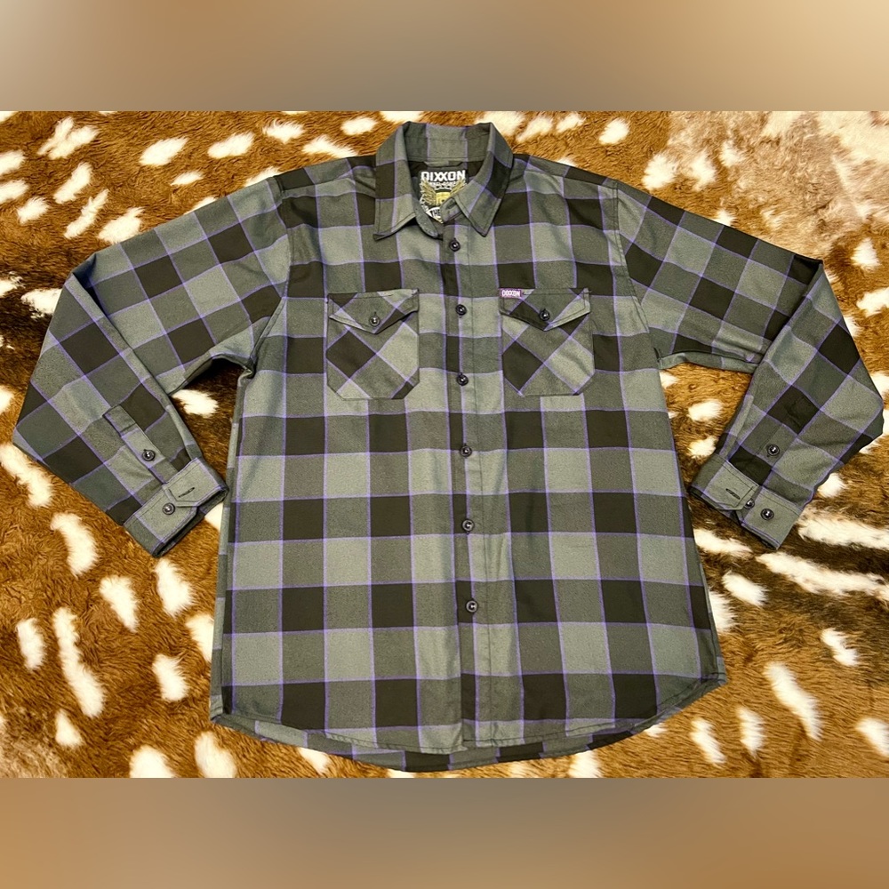 Dixxon The Gift Flannel Sz Large Outdoor Work Biker Grunge Skater